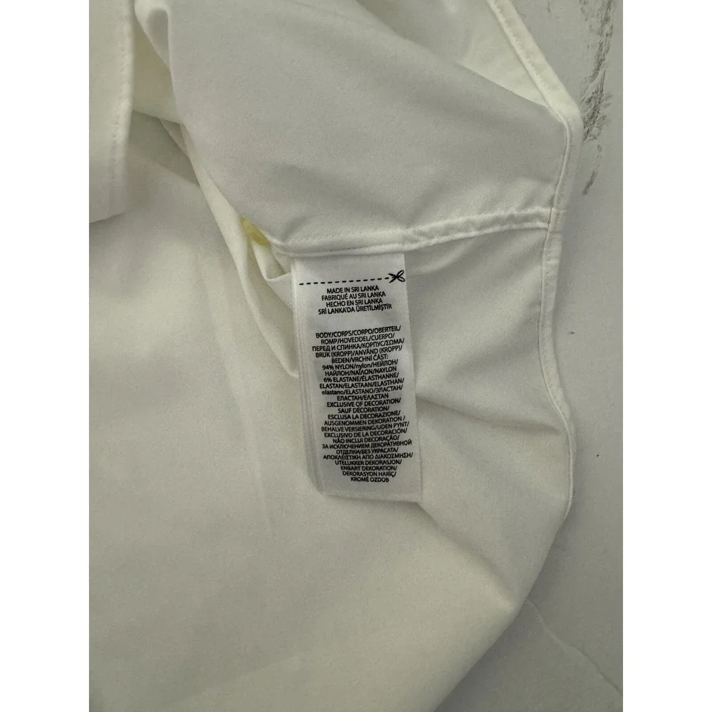 Polo Ralph Lauren Performance 5XB Big Short Sleeve Button Shirt White New Nylon - Picture 5 of 9
